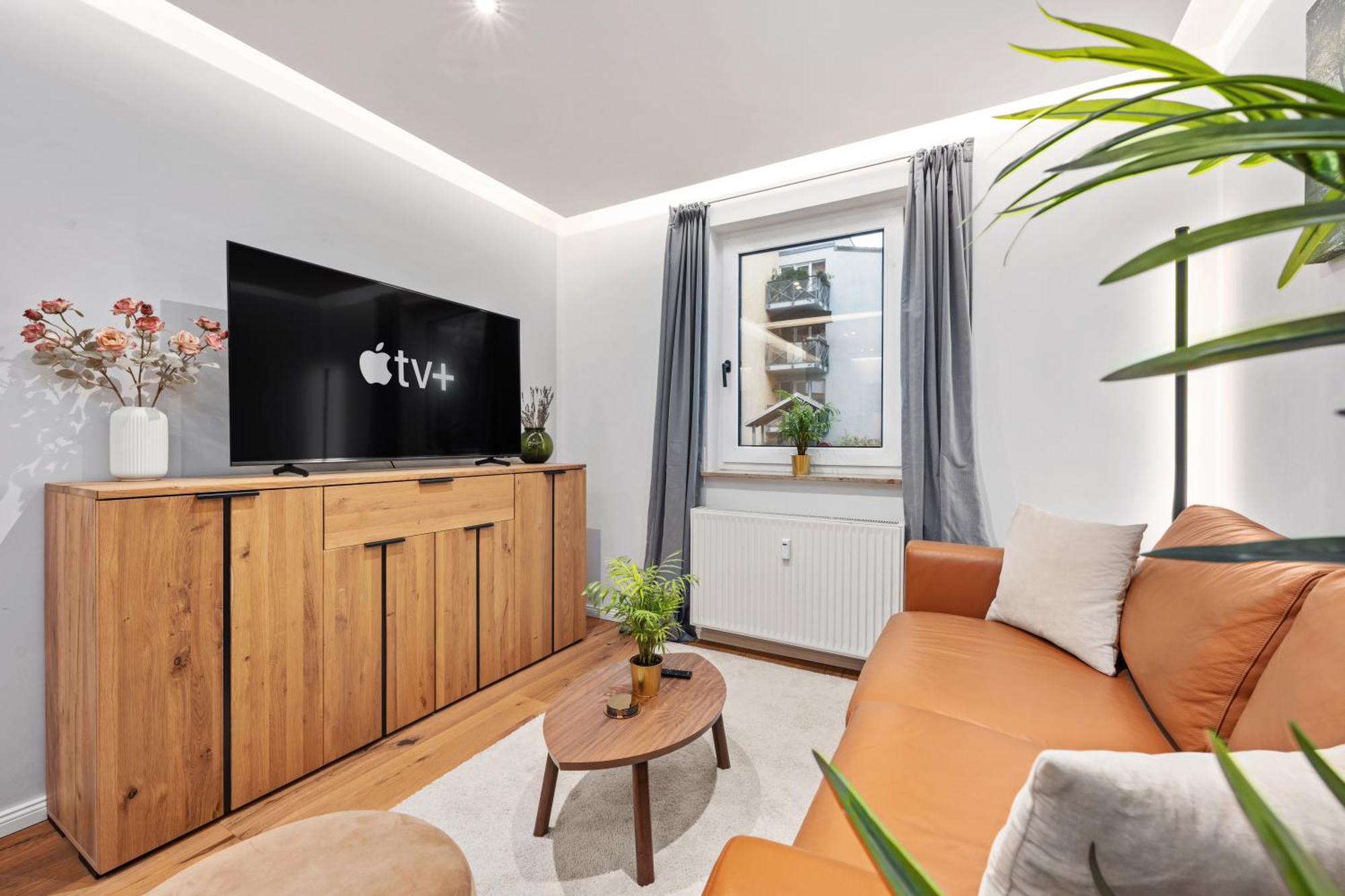 Edler Wohnraum Noble Stadtoase Mit Boxspringbett, Kaffeevollautomat, Lift & Parkplatz Chemnitz Bagian luar foto